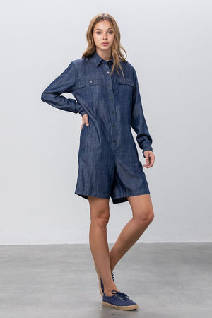 TENCEL SHORT JUMPSUIT