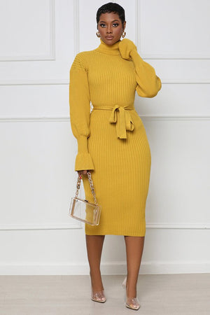 LONG MAXI SWEATER DRESS