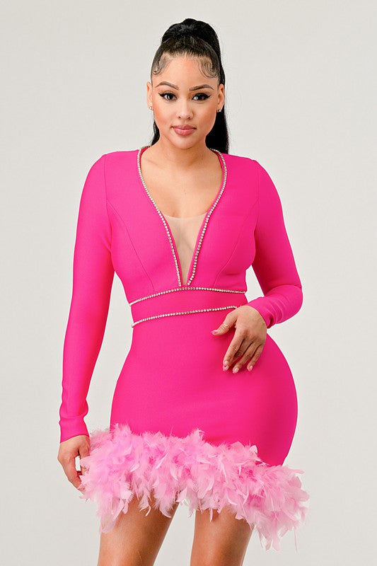 Perfectly Pink Coctail Dress